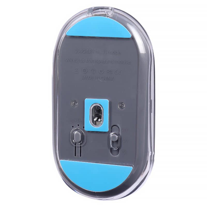 موس بیسیم شفاف گرین لاین مدل Green Lion Transparent Mouse Lite GNTRMSELITEGY