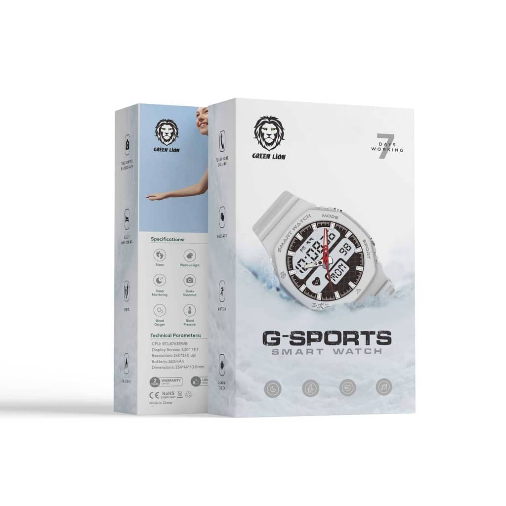 ساعت هوشمند گرین لاین مدل Green Lion G-Sport Smart Watch