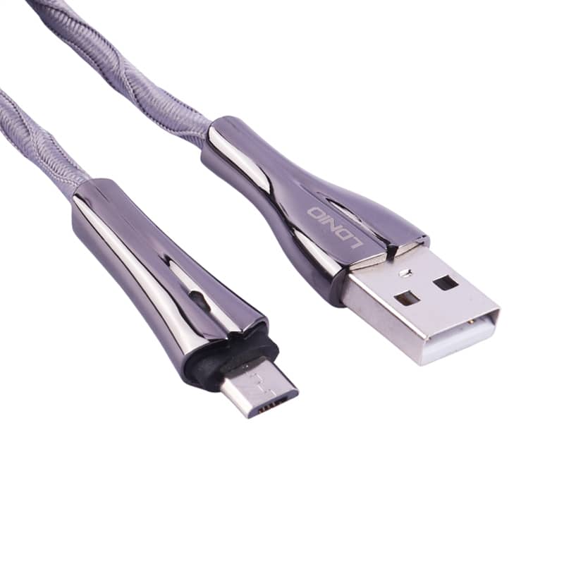کابل میکرو یو اس بی 2.4 آمپر 1 متری الدینیو مدل Ldnio LS461 2.4A 1m MicroUSB Cable