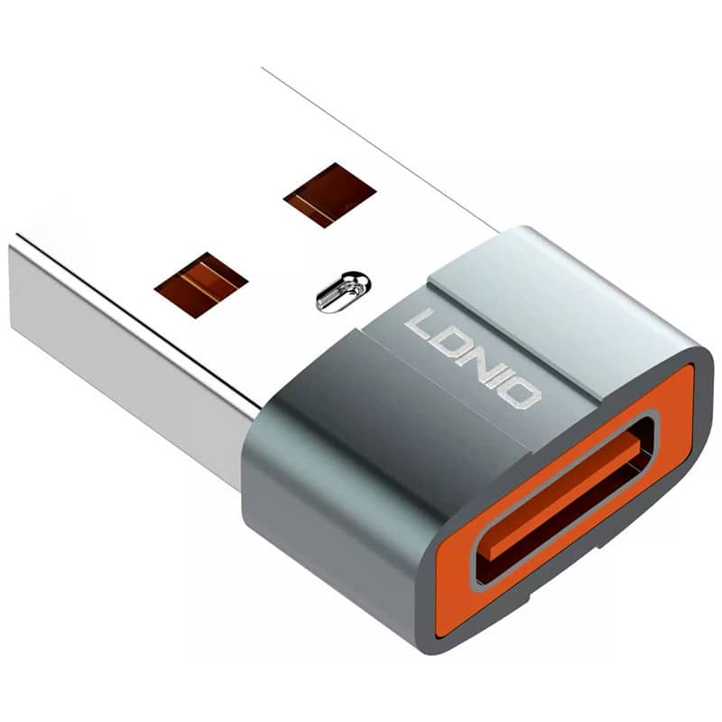 تبدیل otg تایپ سی به او تی جی الدینیو مدل Ldnio LC150 Type-C To USB OTG