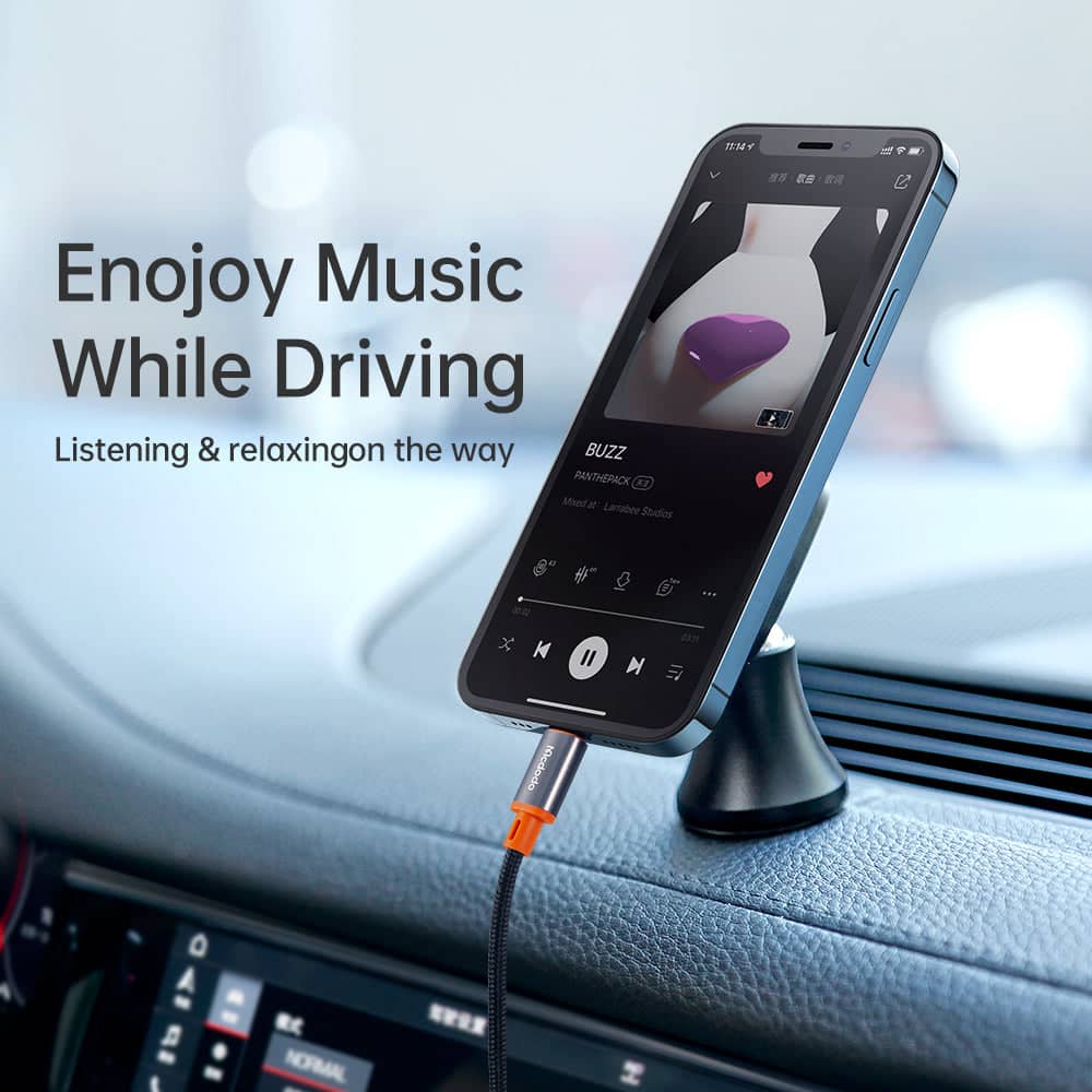 کابل لایتنینگ به AUX مک دودو مدل Mcdodo CA-0780 Lightning to 3.5mm AUX طول 1.2 متری