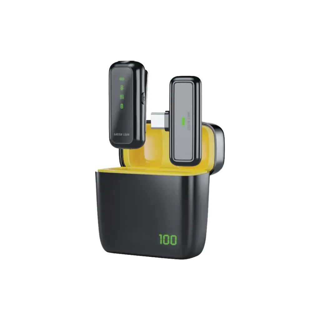 میکروفون بیسیم تایپ سی گرین لاین مدل Green Lion SX5 Microphone for Type-C GNMIC65XTYCBK