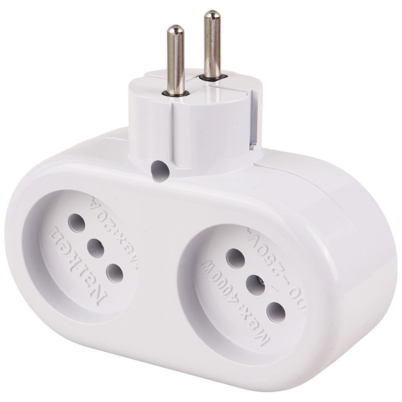 چهار راهی برق نارکن مدل Narkan 4-way Electricity Adapter