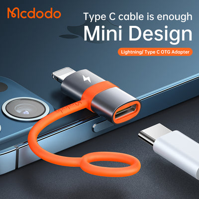 تبدیل OTG لایتنینگ به تایپ سی مک دودو مدل Mcdodo OT-0510 Silicone Hook