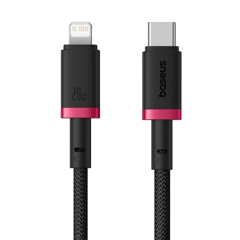 کابل شارژ 1 متری Lightning به Type-C بیسوس 20 وات مدل