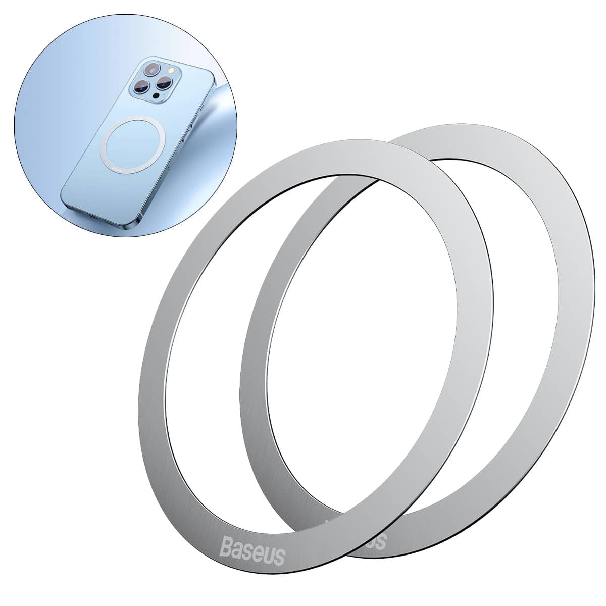 رینگ مگنتی بیسوس مدل Baseus Halo Series PCCH000012 Metal Magnetic Ring