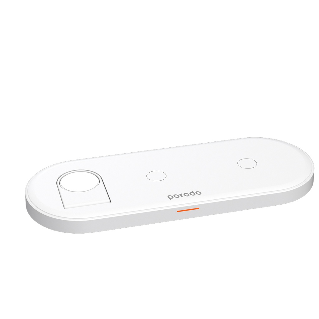 شارژر وایرلس 4 کاره پرودو 27 وات مدل Porodo PD-FWCH001 4-IN-1 Slim Wireless Charger Base 27W