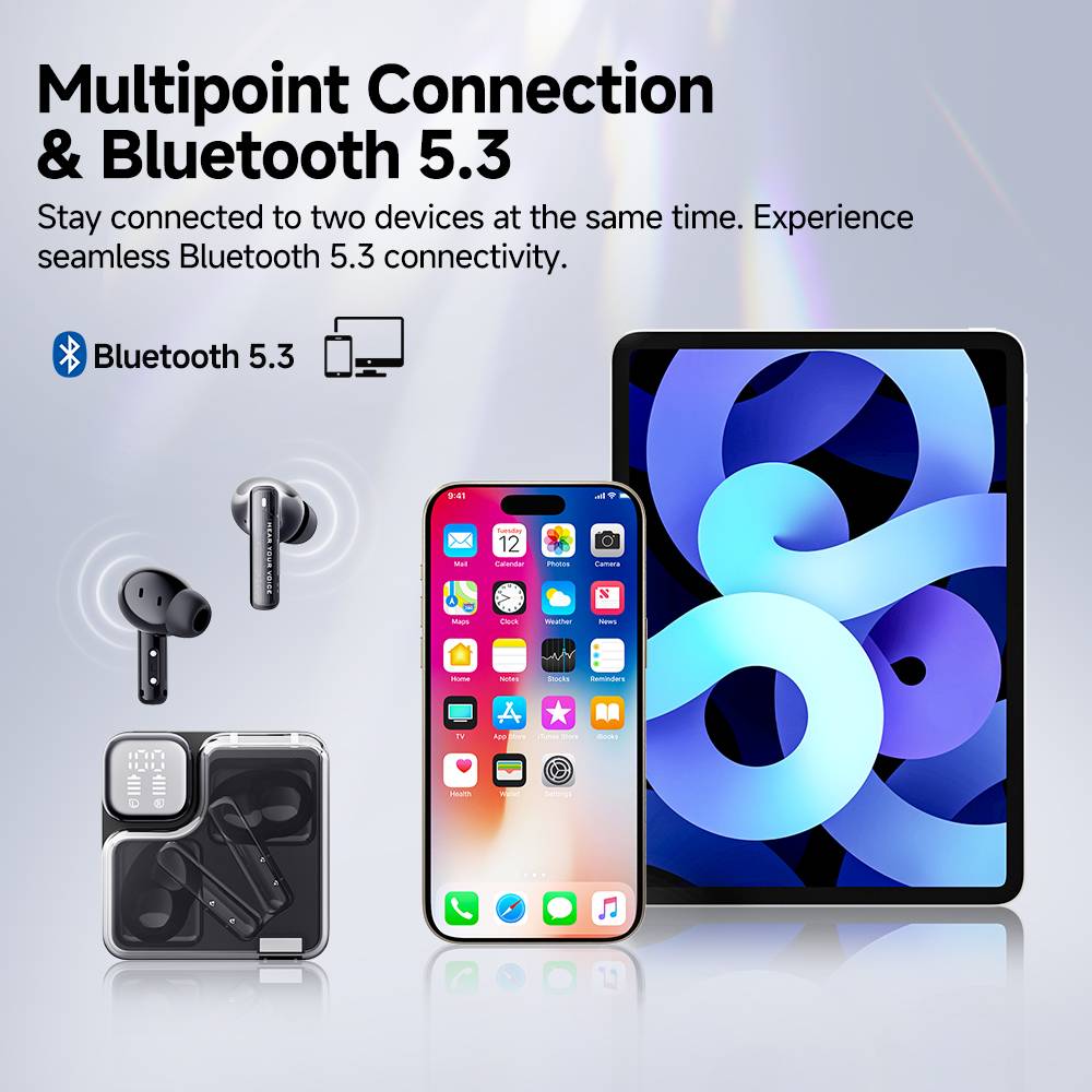 هندزفری بلوتوثی کیو سی وای مدل QCY Melobuds NEO TWS Wireless Eraphone