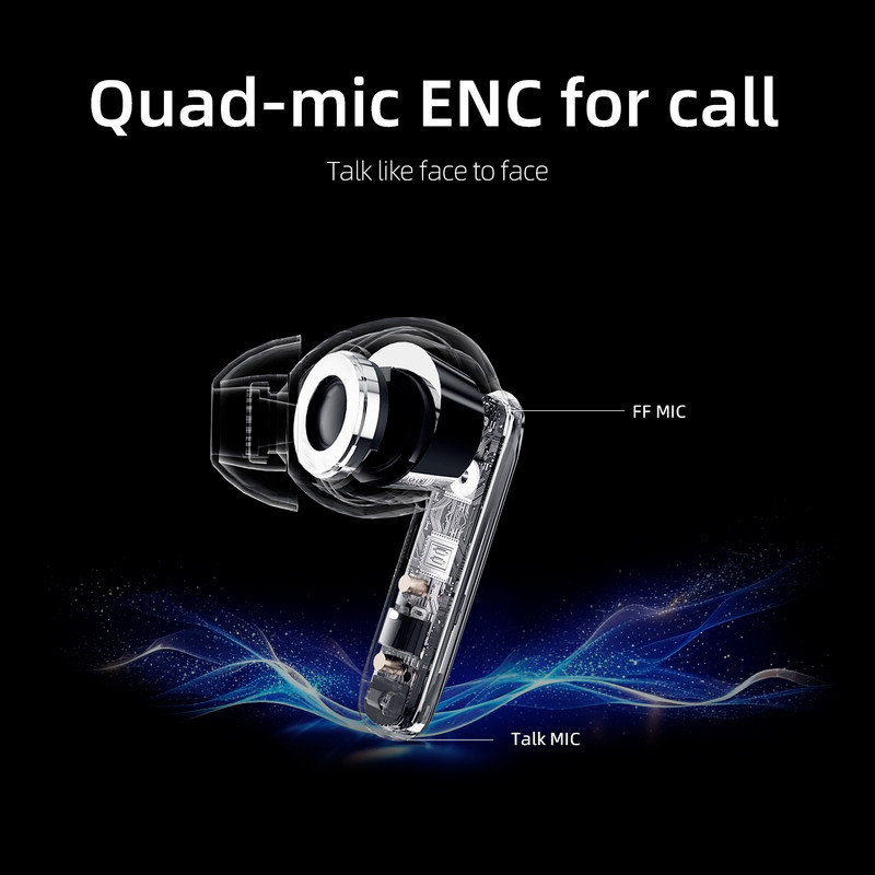 هندزفری بی سیم کیو سی وای مدل QCY T13 ANC 2 Wireless Earphones