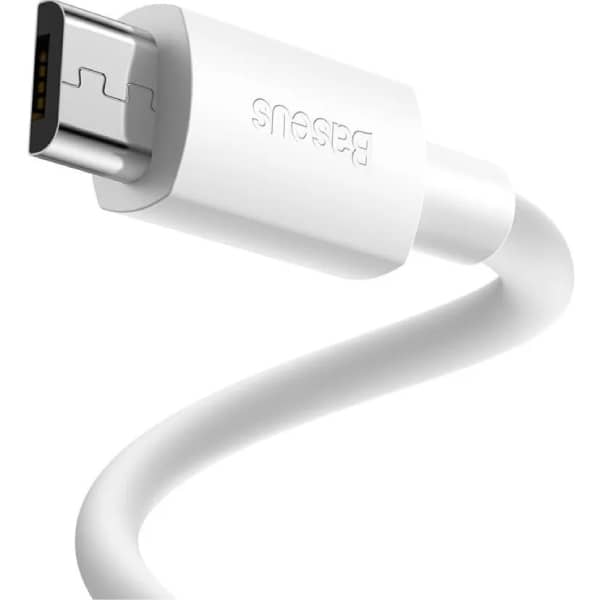 کابل 1.5 متری microUSB بیسوس (بدون باکس) مدل Baseus TZCAMZJ-02 Simple 1m 2.1A