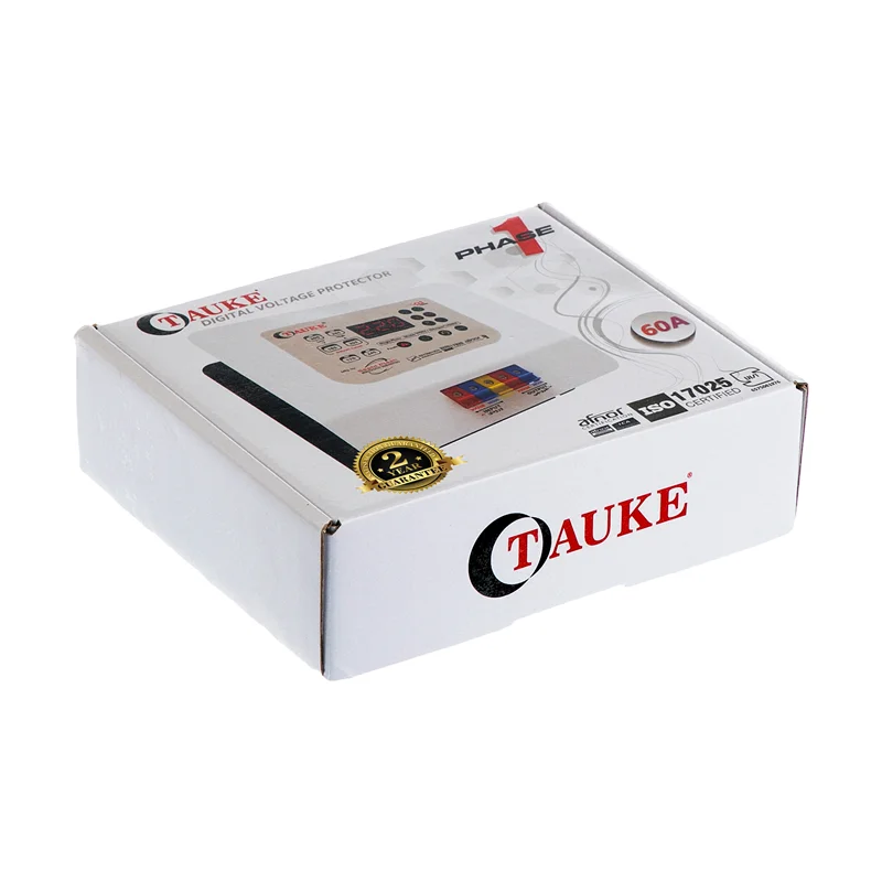 محافظ ولتاژ تااوکه تک فاز 60 آمپر Tauke 60A