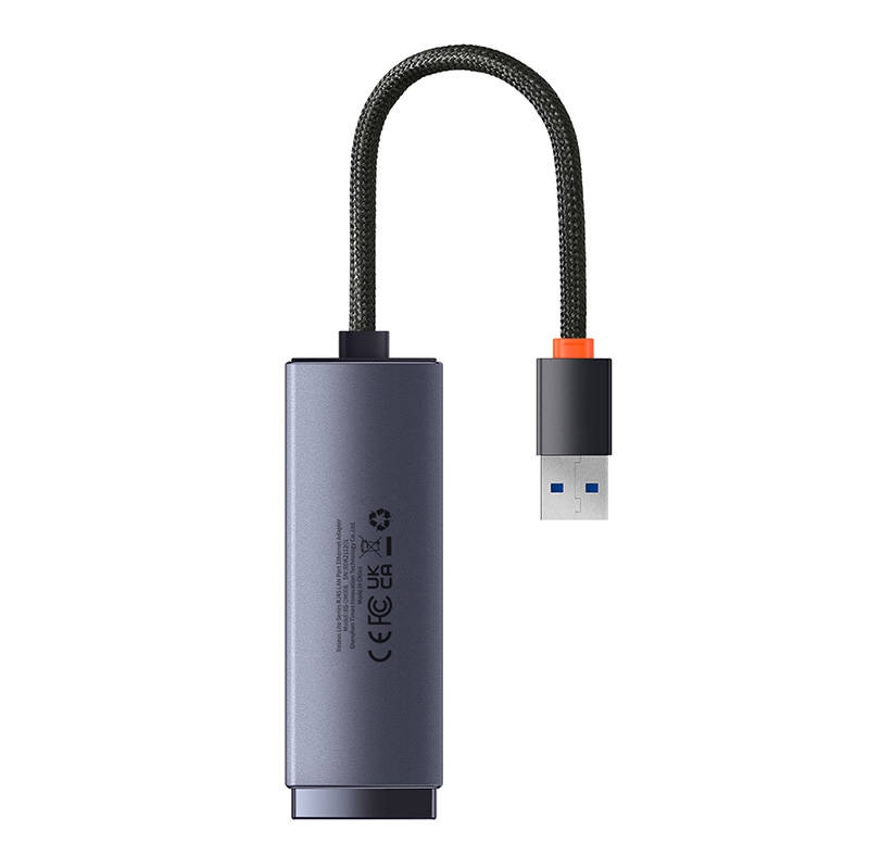 تبدیل USB به LAN بیسوس مدل Baseus Airjoy Series RJ45 LAN Port Ethernet Adapter USB To Rj45 1000Mbps WKQX000113