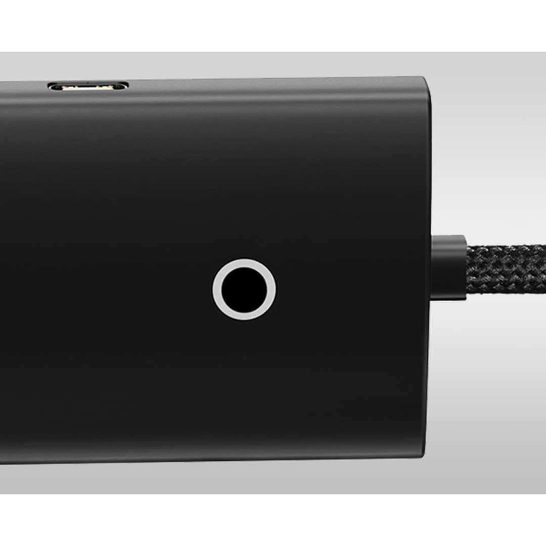 هاب تایپ سی 4 پورت بیسوس مدل Baseus Airjoy Series 4-Port Type-C HUB Adapter WKQX080101 4X USB 3.0 25Cm