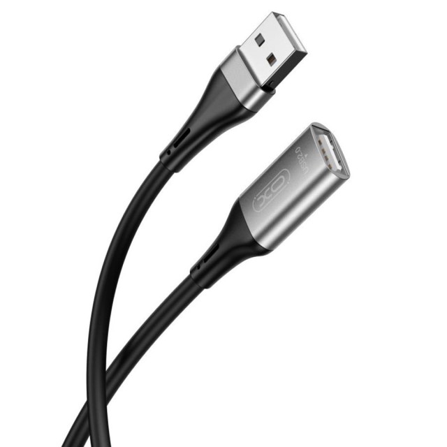 کابل افزایش طول USB ایکس او 2 متری مدل XO NB219 USB 2.0 Extension Cable 2m