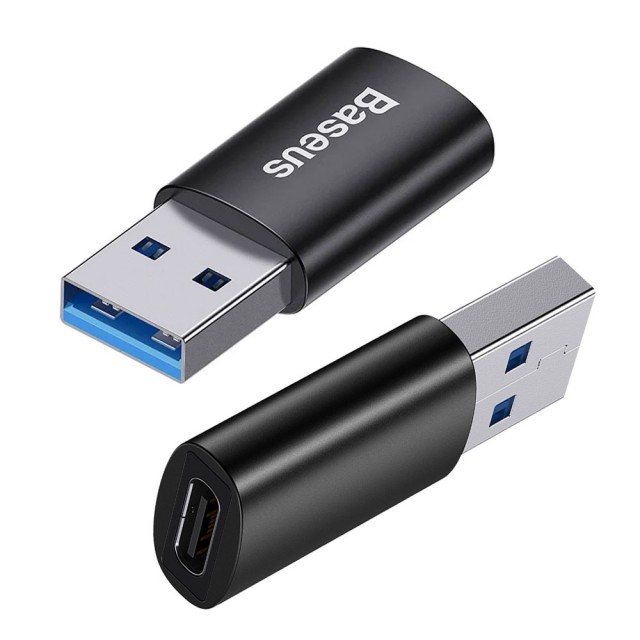 تبدیل OTG تایپ سی به USB بیسوس مدل Baseus Ingenuity Series Mini OTG Adapter USB 3.1 to Type-C ZJJQ000101