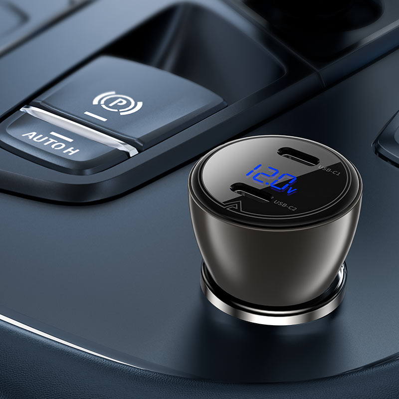 شارژر فندگی ایس فست 60 وات مدل Fast Charge Car Charger B10 60W