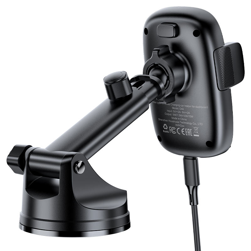 هولدر و شارژر وایرلس ایس فست مدل Fast Wireless Charger Car Holder D49