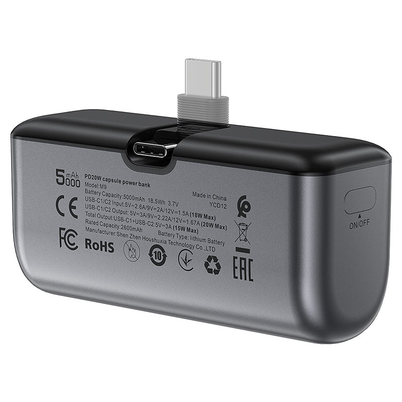 پاور بانک 20 وات 5000 ایس فست مدل Fast Charge Power Bank M9 PD20W 5000mAh