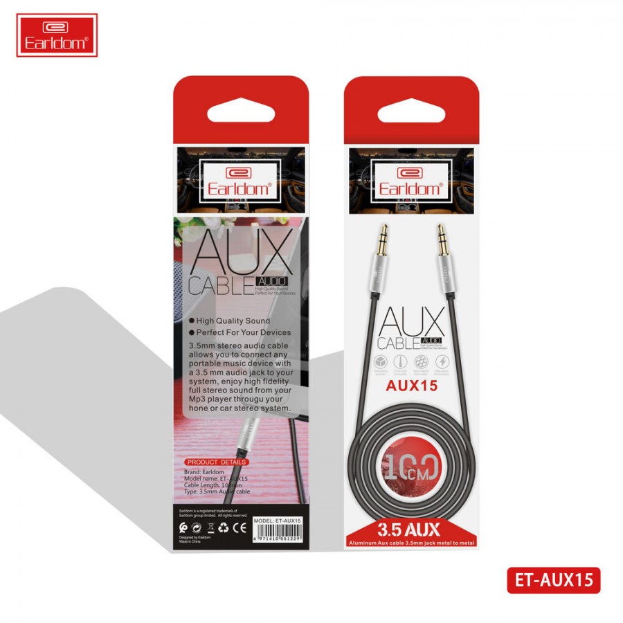 کابل AUX ارلدام مدل Earldom AUX15 طول 1 متر