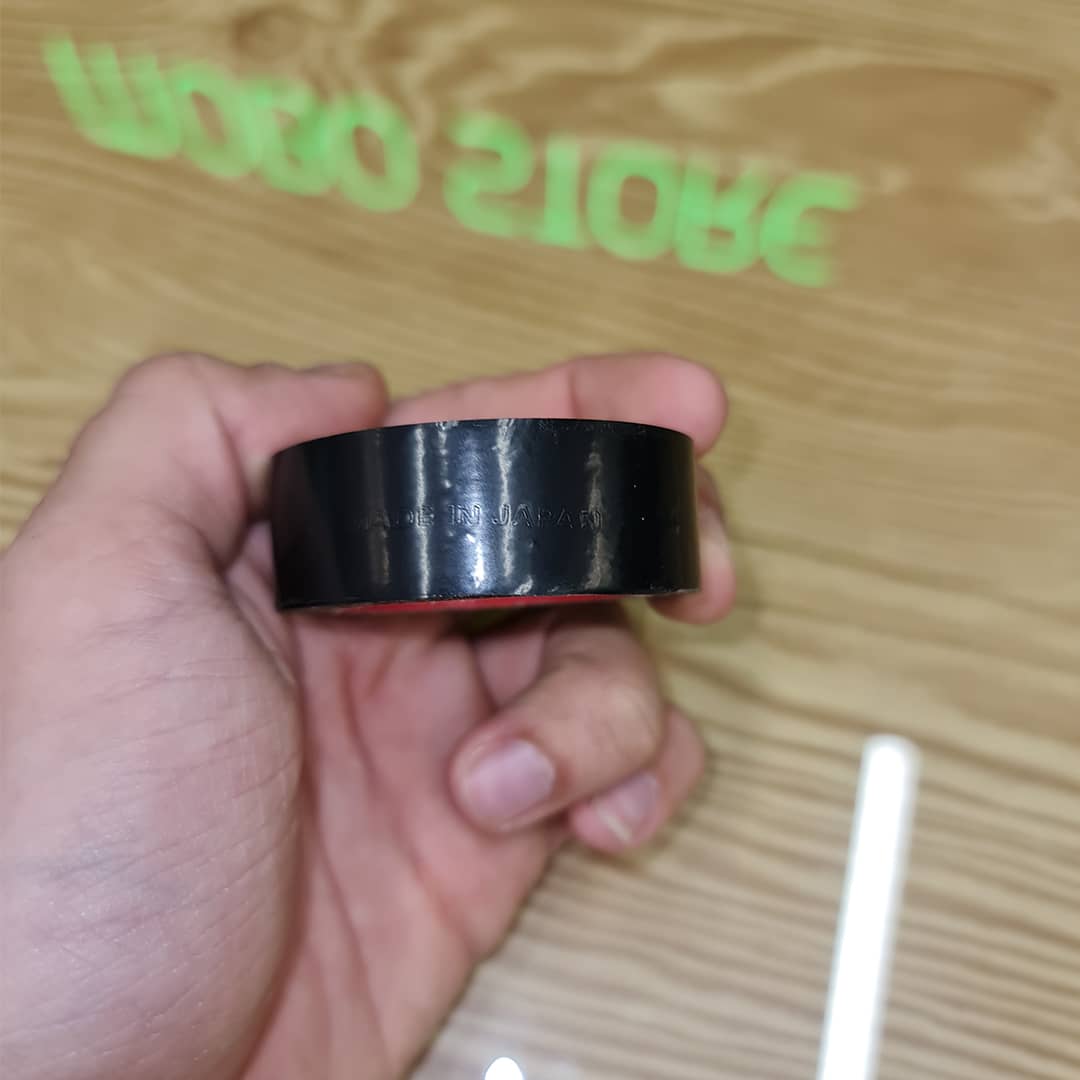 چسب برق ژاپنی وینی تیپ دنکا مشکی (اورجینال) Denka Vini Tape
