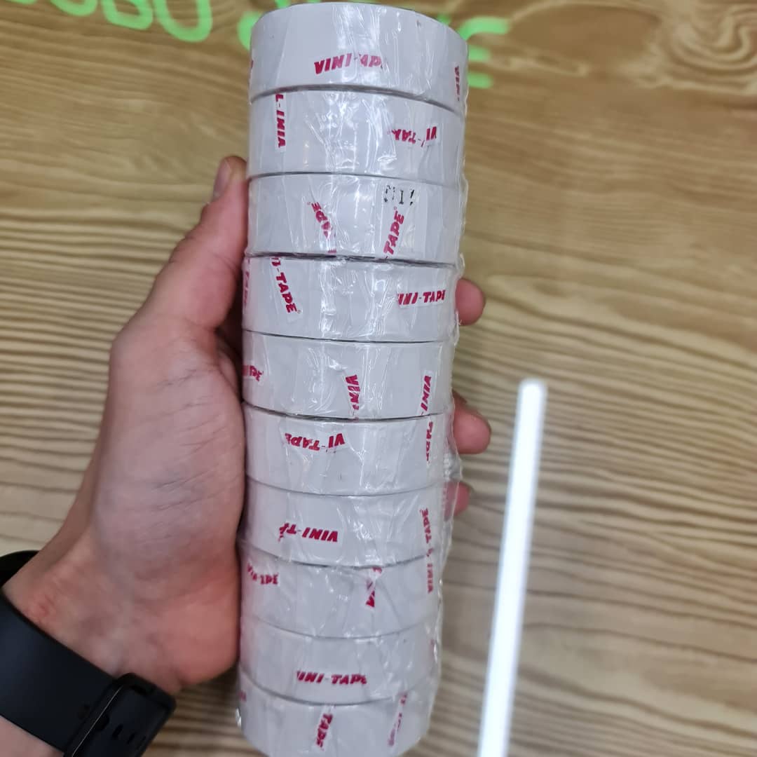 چسب برق ژاپنی وینی تیپ دنکا سفید (اورجینال) Denka Vini Tape