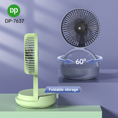 پنکه شارژی رو میزی و دیواری دی پی مدل DP-7637