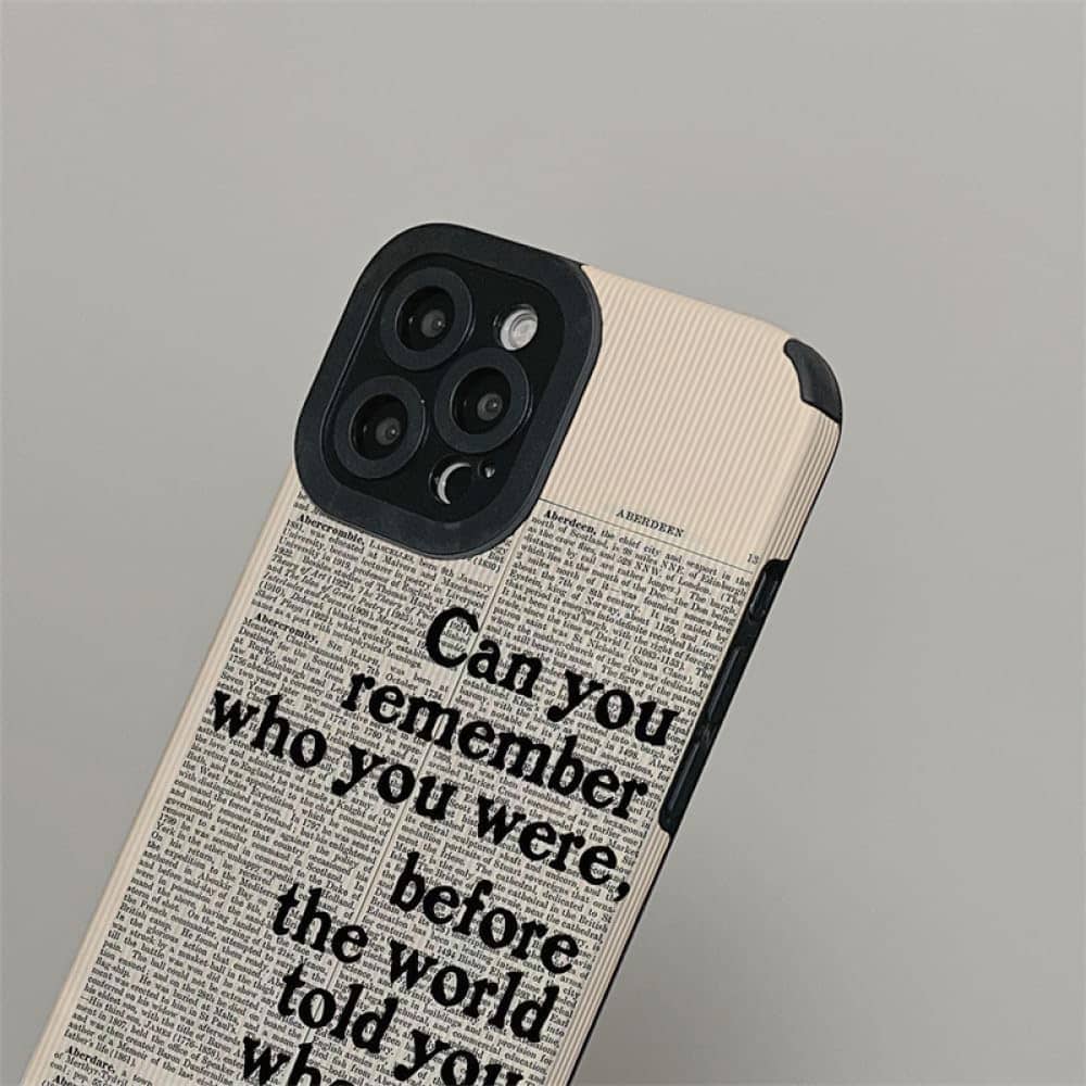 قاب کبریتی آیفون مدل روزنامه Newspaper مناسب Iphone 11 ProMax , Iphone 13 ProMax , Iphone 13 Pro