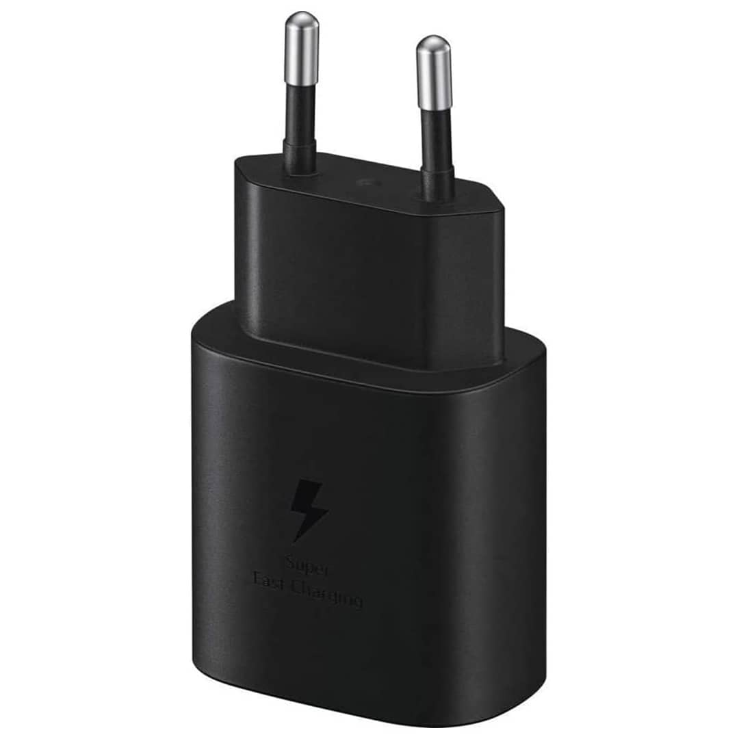 شارژر دیواری 25 وات دوپین سوپر فست شارژ سامسونگ اورجینال مدل EP-TA800