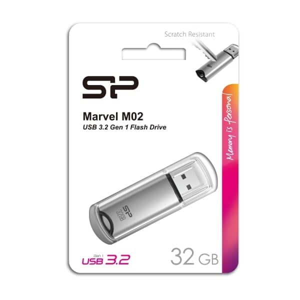 فلش 32 گیگ سیلیکون پاور مدل Silicon Power Marvel M02 USB3.2
