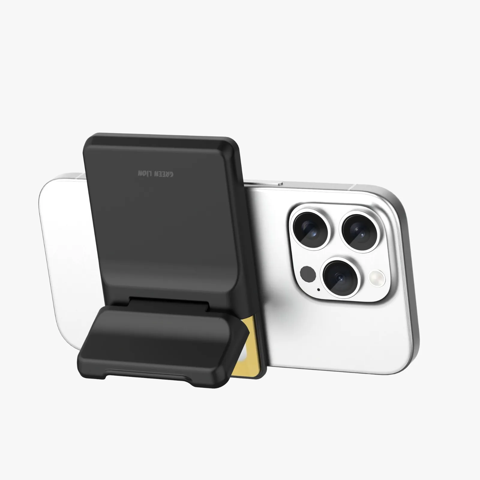 جاکارتی و هولدر مگ سیف گرین لاین مدل Green Lion W3-Magsafe Wallet Card Holder GNW3MGHLDBK