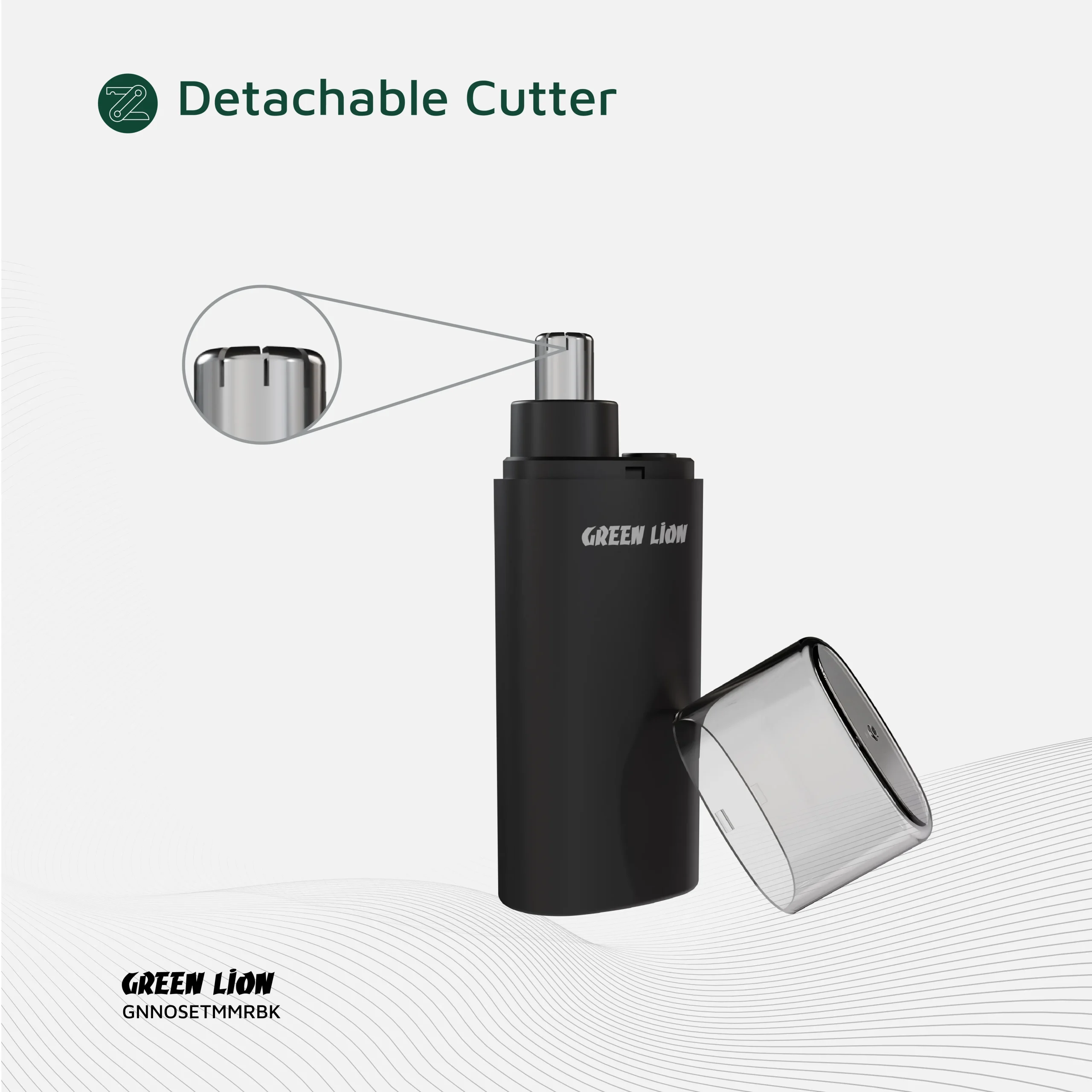 ماشین اصلاح موی بینی و گوش گرین لاین مدل Green Lion Nose Pro Nose and Ear Trimmer GNNOSETMMRBK