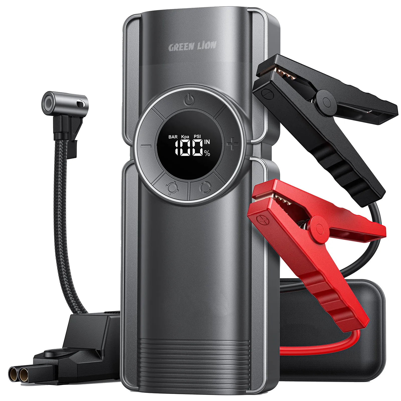 امپ استارتر قابل حمل گرین لاین مدل Green Lion Portable Jump Starter GNJUMPSTRBK