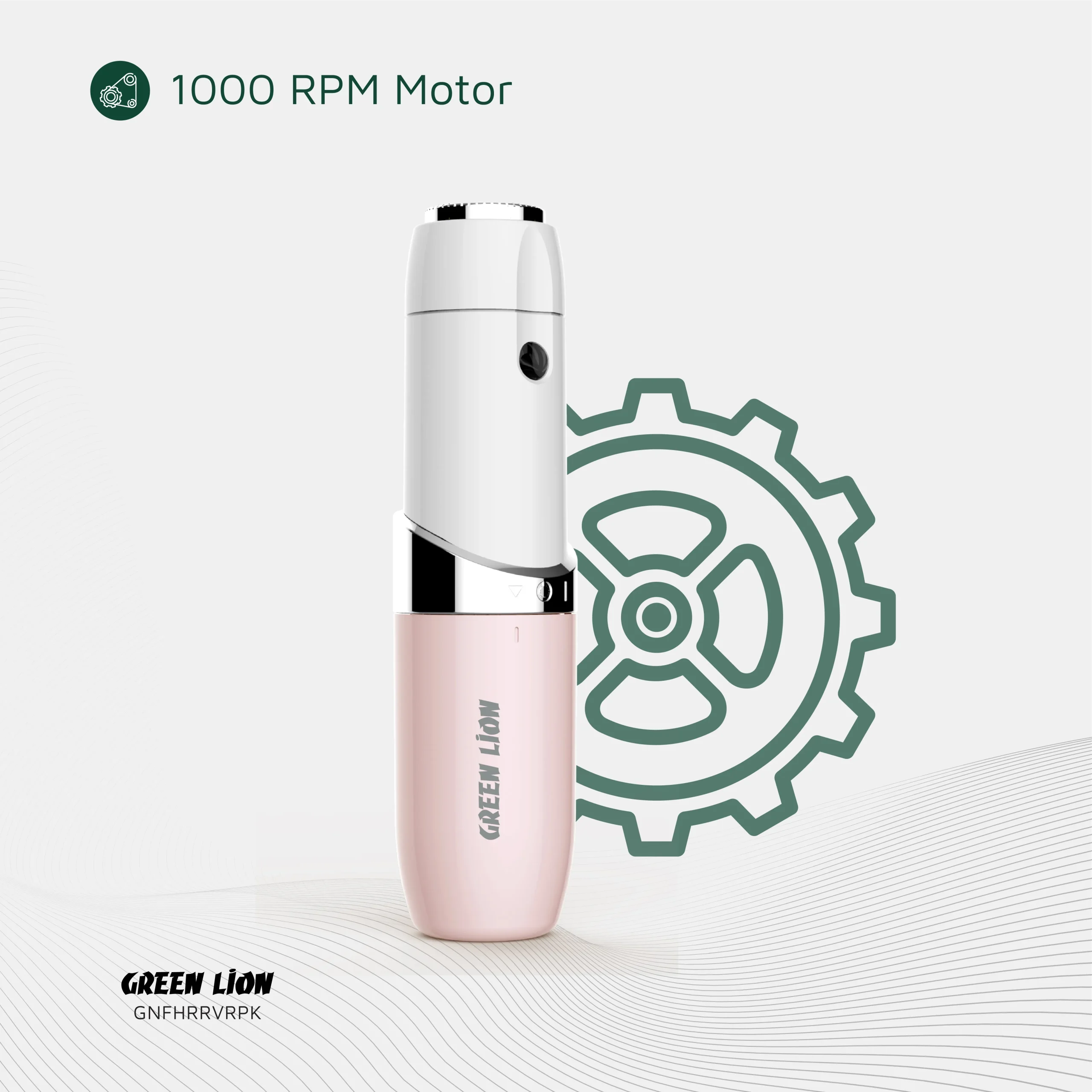 ماشین اصلاح صورت گرین لاین مدل Green Lion Facial Hair Remover GNFHRRVRPK