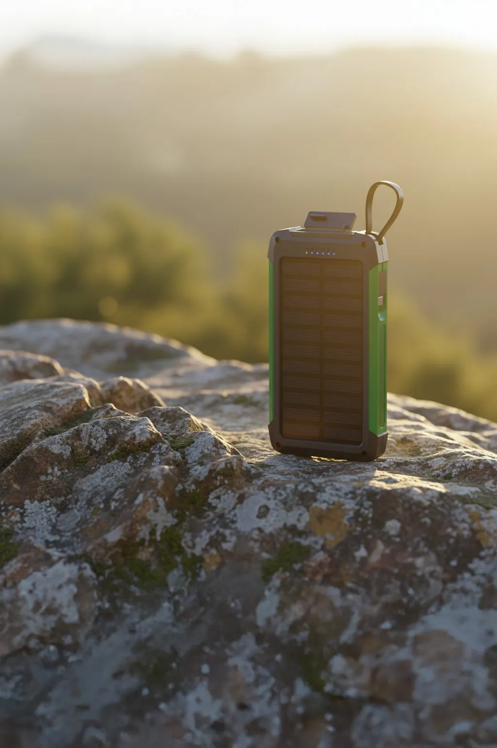 پاوربانک خورشیدی گرین لاین 10000 میلی آمپر مدل Green Lion Solar Trex 10000mAh Power Bank GNSOLTX10PBK