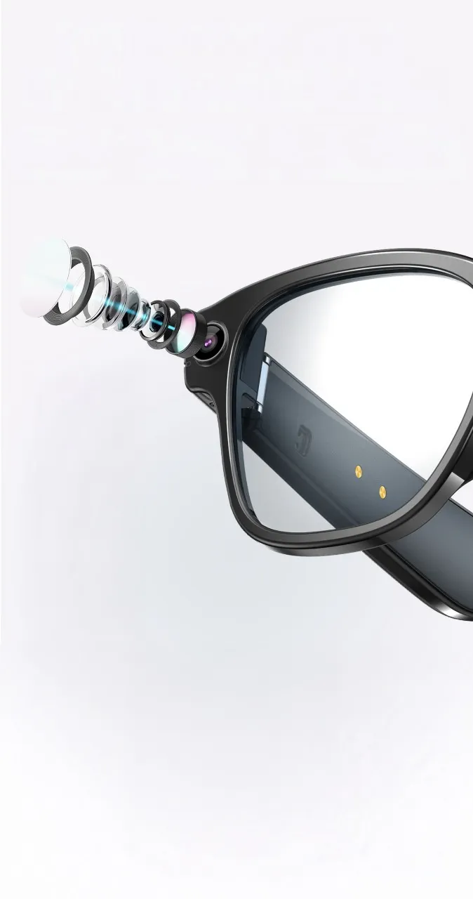 GREEN LION CAPTURE SMART AI GLASSES - BLACK