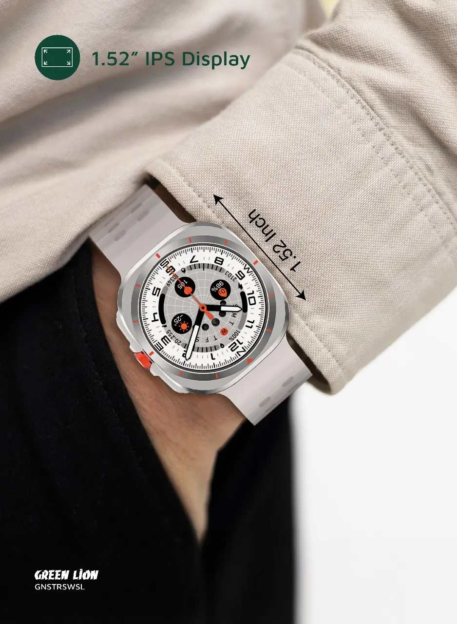 ساعت هوشمند گرین لاین مدل Green Lion Strive Smart Watch GNSTRSWSL