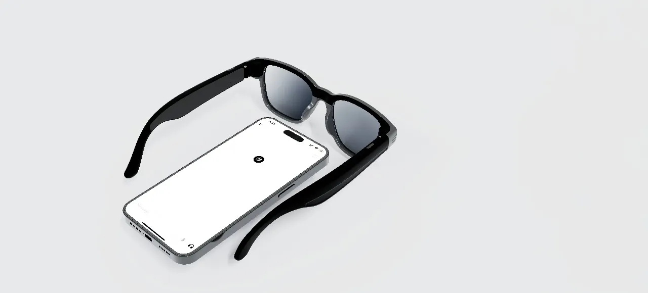 GREEN LION CAPTURE SMART AI GLASSES - BLACK