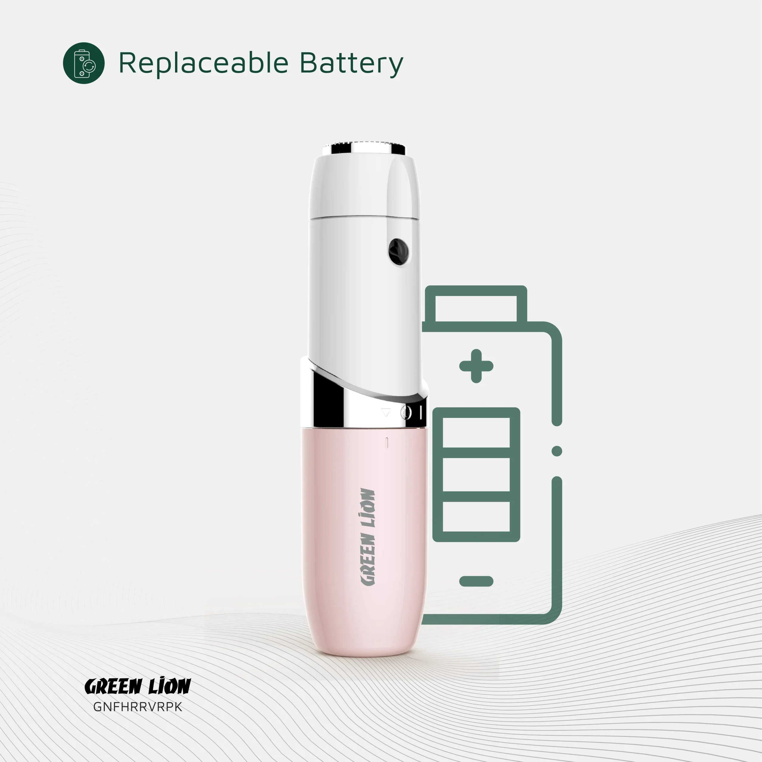 ماشین اصلاح صورت گرین لاین مدل Green Lion Facial Hair Remover GNFHRRVRPK