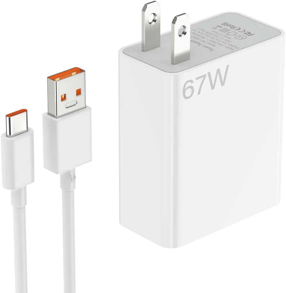 شارژر 67 وات شیائومی به همراه کابل (اورجینال) مدل Xiaomi 67W Charging Combo