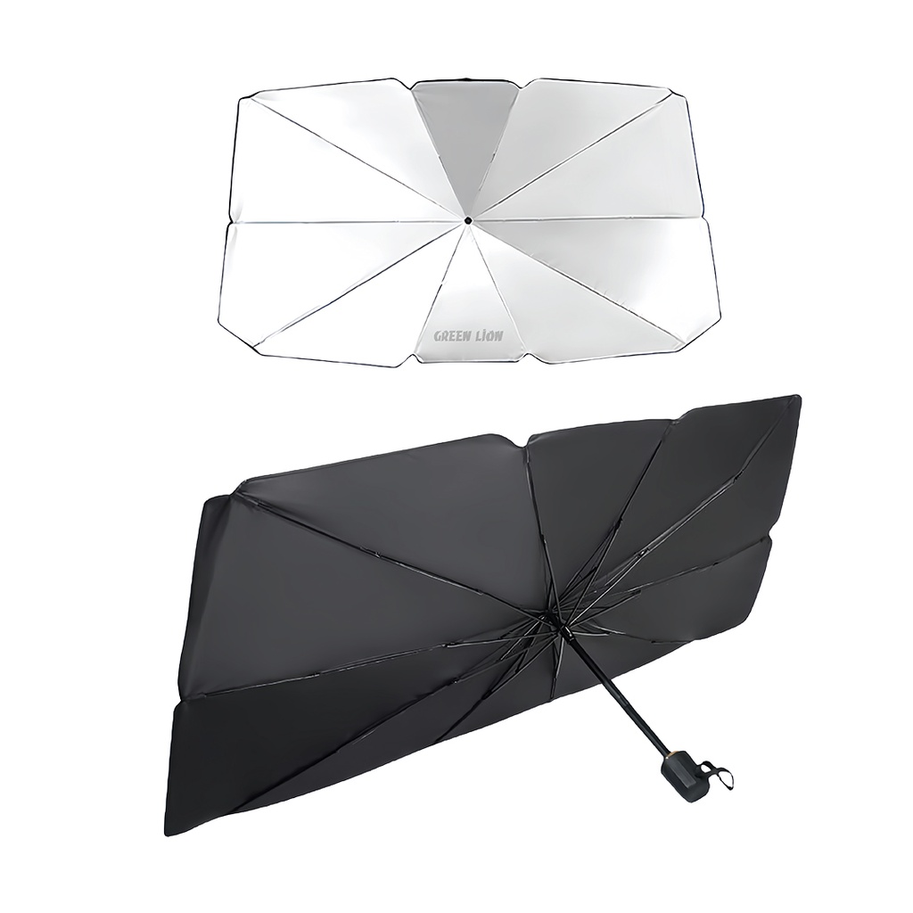 چتر آفتابگیر شیشه جلو خودرو گرین لاین مدل Green lion Car Windshield Umbrella GNCWNSHDUMBBK