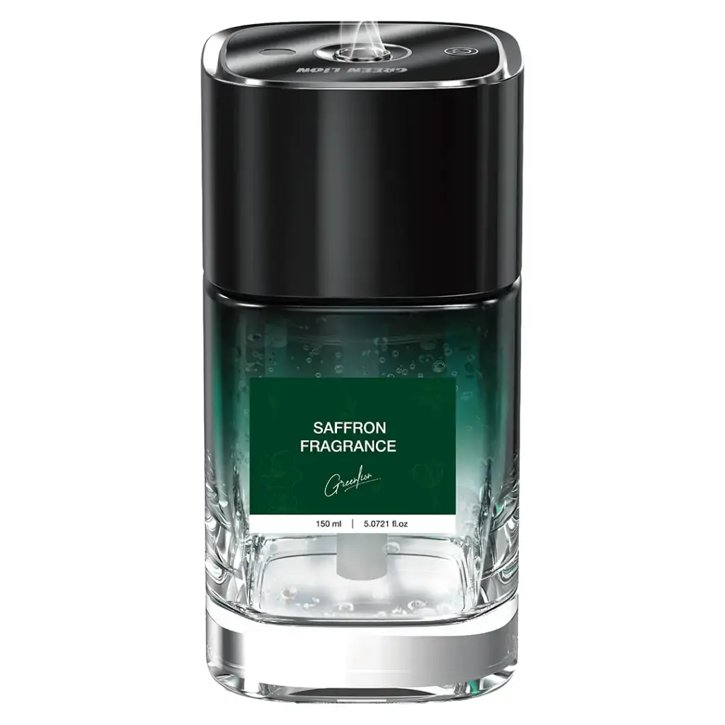 خوشبوکننده گرین لاین رایحه زعفران مدل Green Lion Saffron Diffuser Car & Home Fragrance GNSAFR150GN