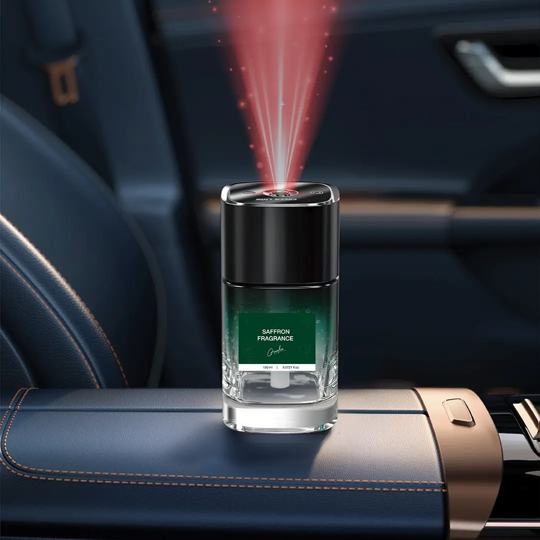 خوشبوکننده گرین لاین رایحه زعفران مدل Green Lion Saffron Diffuser Car & Home Fragrance GNSAFR150GN