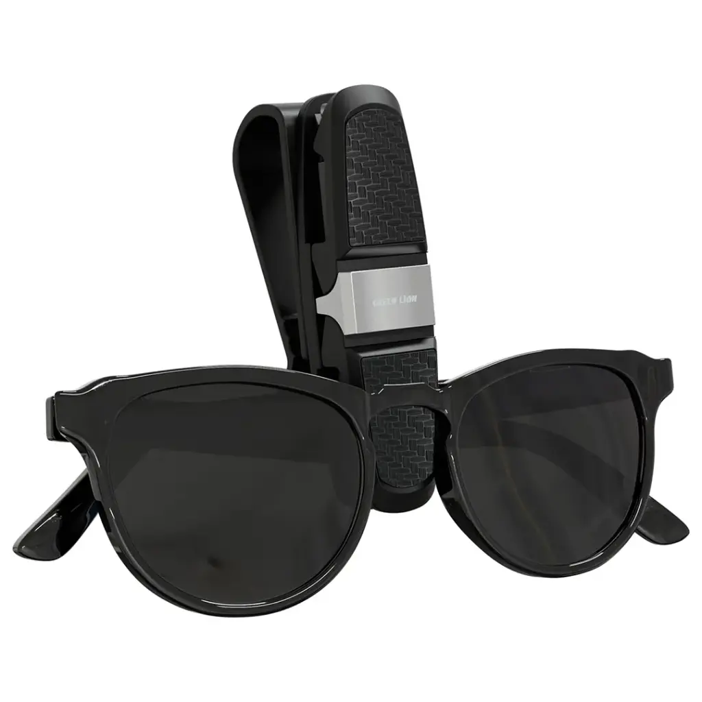 هولدر عینک خودرو گرین لاین مدل Green Lion Visor Guard Car Sunglasses Holder GNVSRSGHRBK