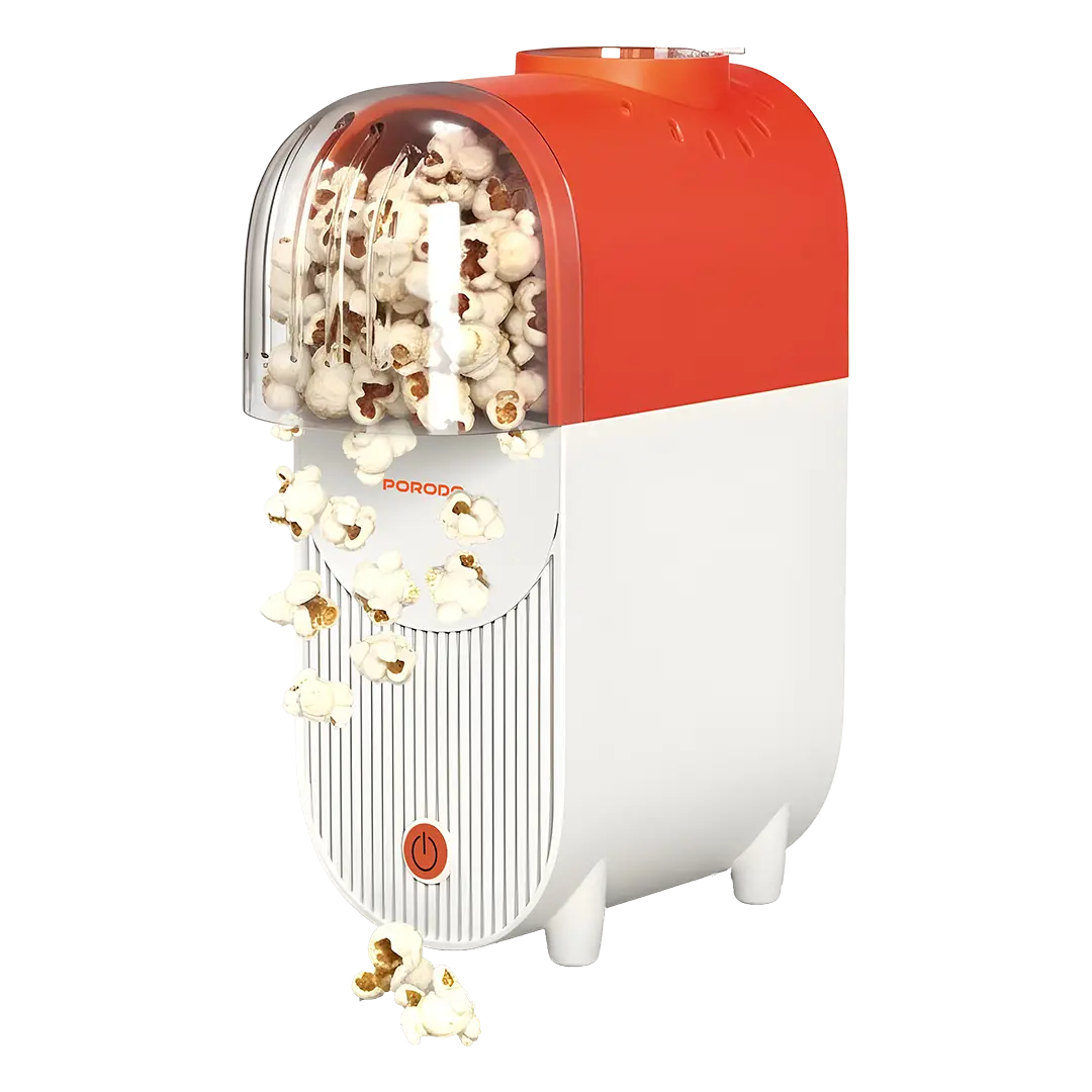 پاپ کورن ساز بدون روغن پرودو مدل Porodo Lifestyle Popper Hot Air Popcorn Maker with Measuring Cup PDLFSTN005WHOG