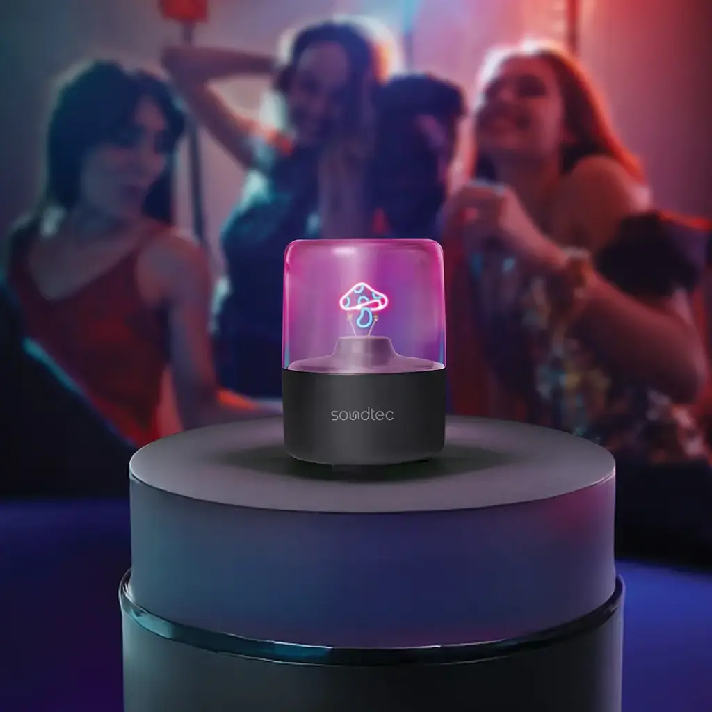 اسپیکر بلوتوثی قابل حمل پرودو مدل Porodo Soundtec Marlo Portable Wireless Speaker PDSTCQL2030BK