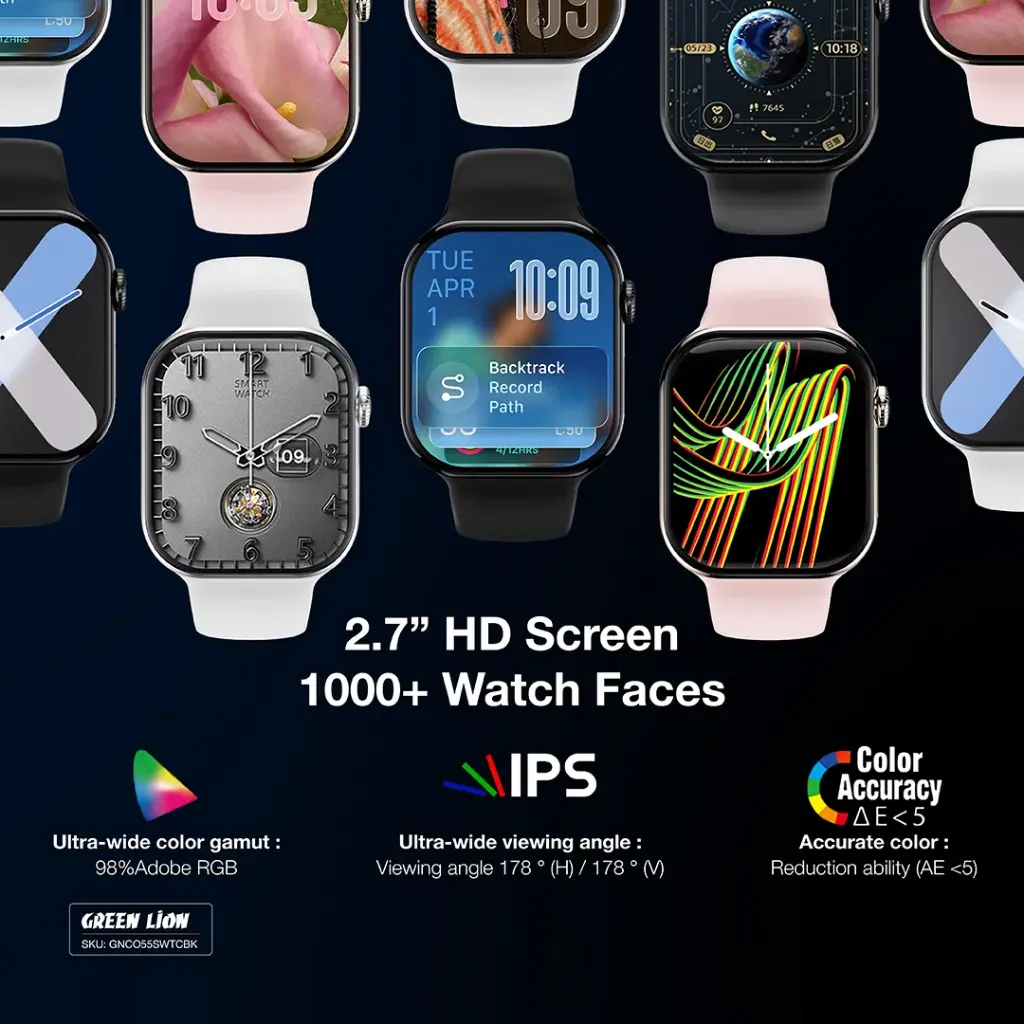 ساعت هوشمند گرین لاین مدل Green Lion Communicate Smart Watch GNCO55SWTCSL
