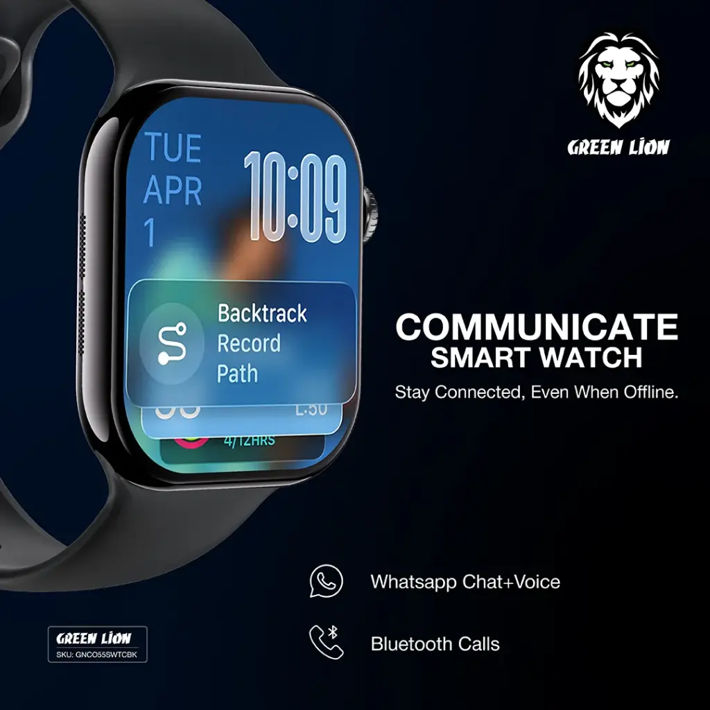 ساعت هوشمند گرین لاین مدل Green Lion Communicate Smart Watch GNCO55SWTCSL