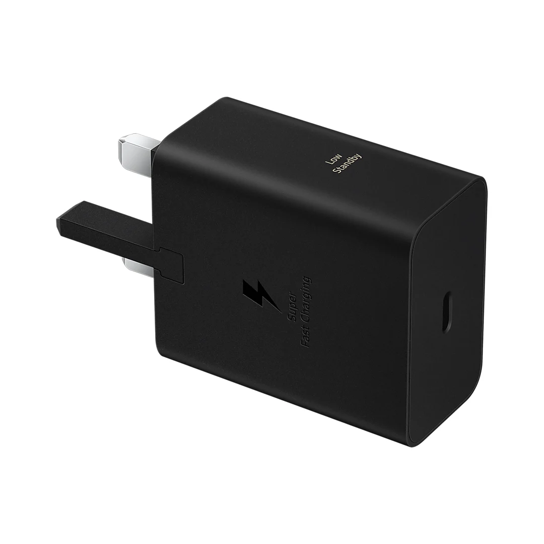 شارژر دیواری سامسونگ 60 وات 3 شاخه مدل Samsung EP-T6010NBEGGB 60W Super Fast Charger 3.0