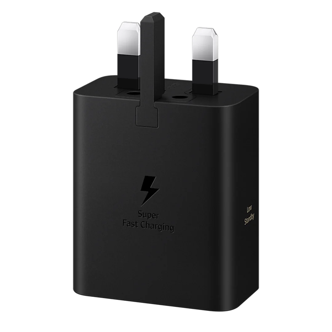 شارژر دیواری سامسونگ 60 وات 3 شاخه مدل Samsung EP-T6010NBEGGB 60W Super Fast Charger 3.0